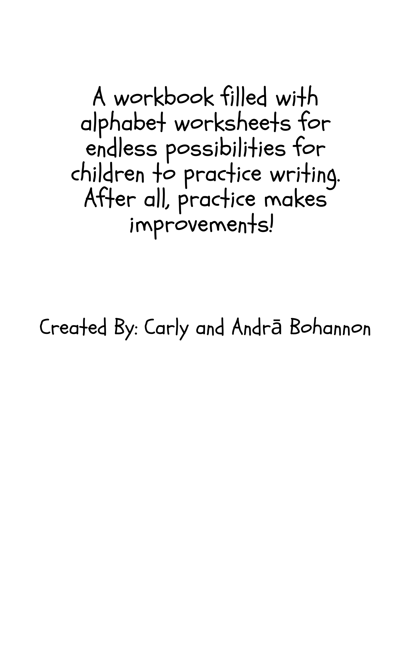 Handwriting Book Lite