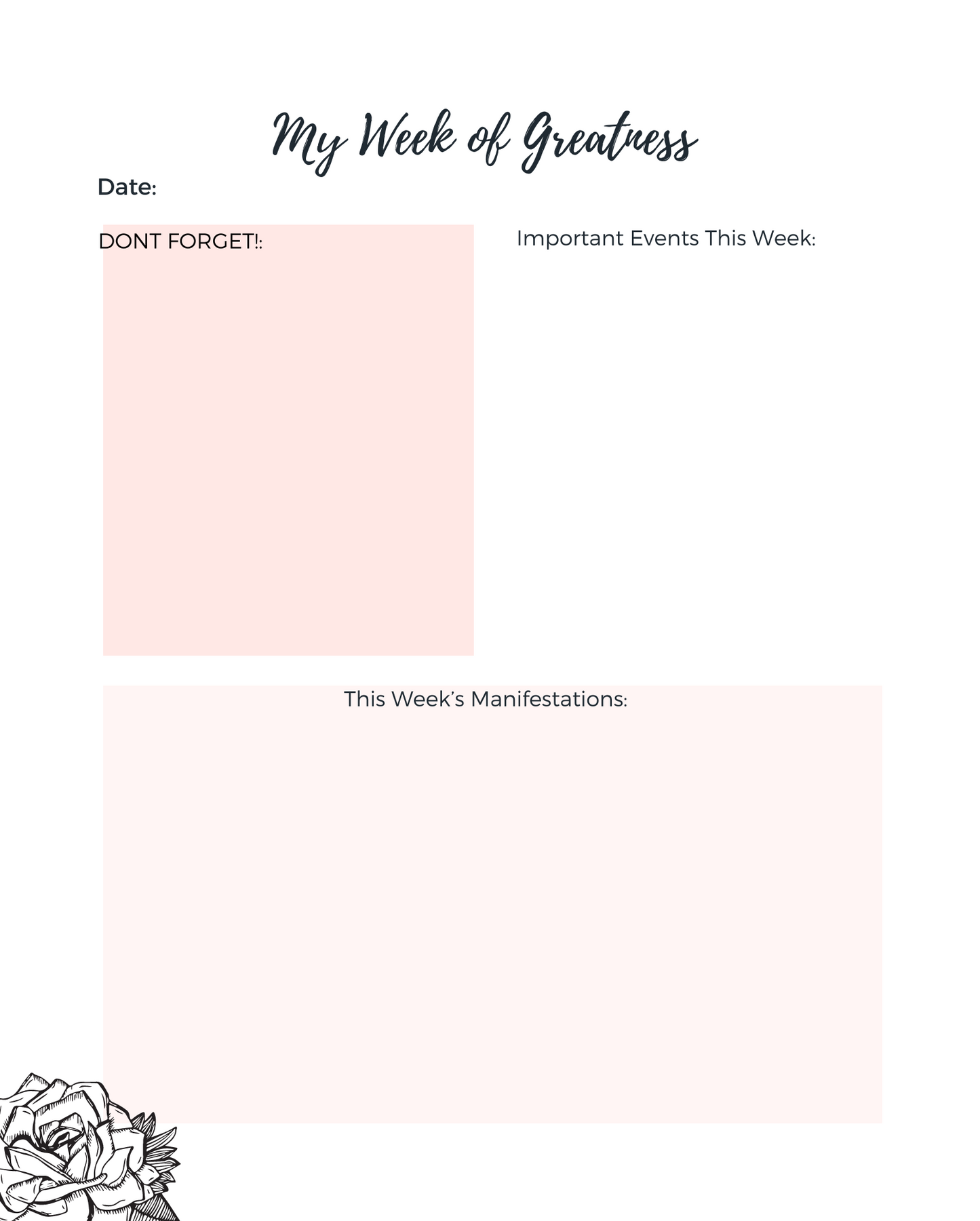 Manifestation Journal